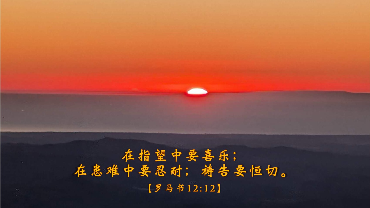 05-01-2025 在指望中喜乐