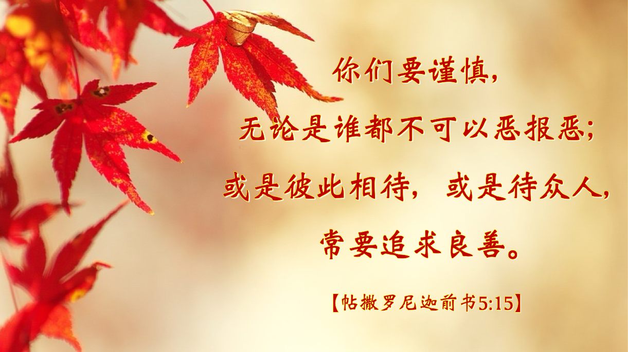 09-28-2025 追求良善