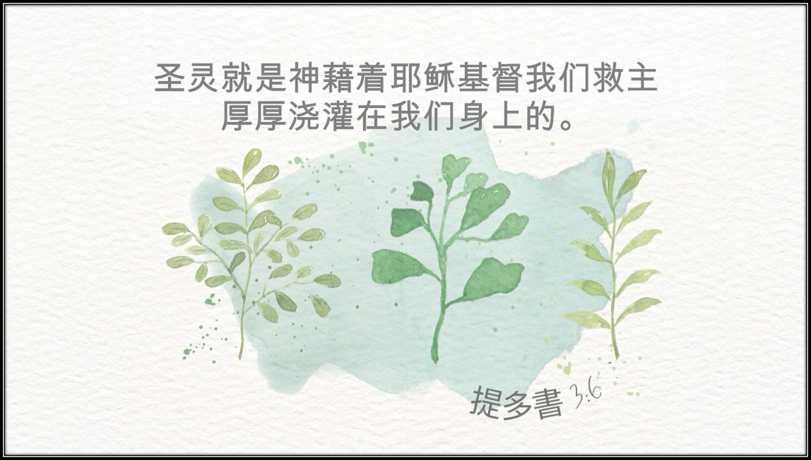 11-08-2025 圣灵浇灌