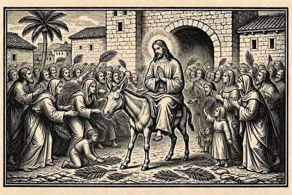 “棕树日”(Palm Sunday)——受难周 第一天 - 我灵飞翔